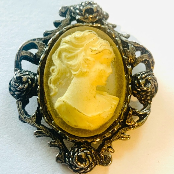 Jewelry - Vintage cameo pin